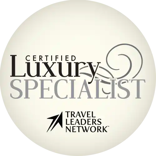 Travel Leaders Network Certified Luxury Specialist badge