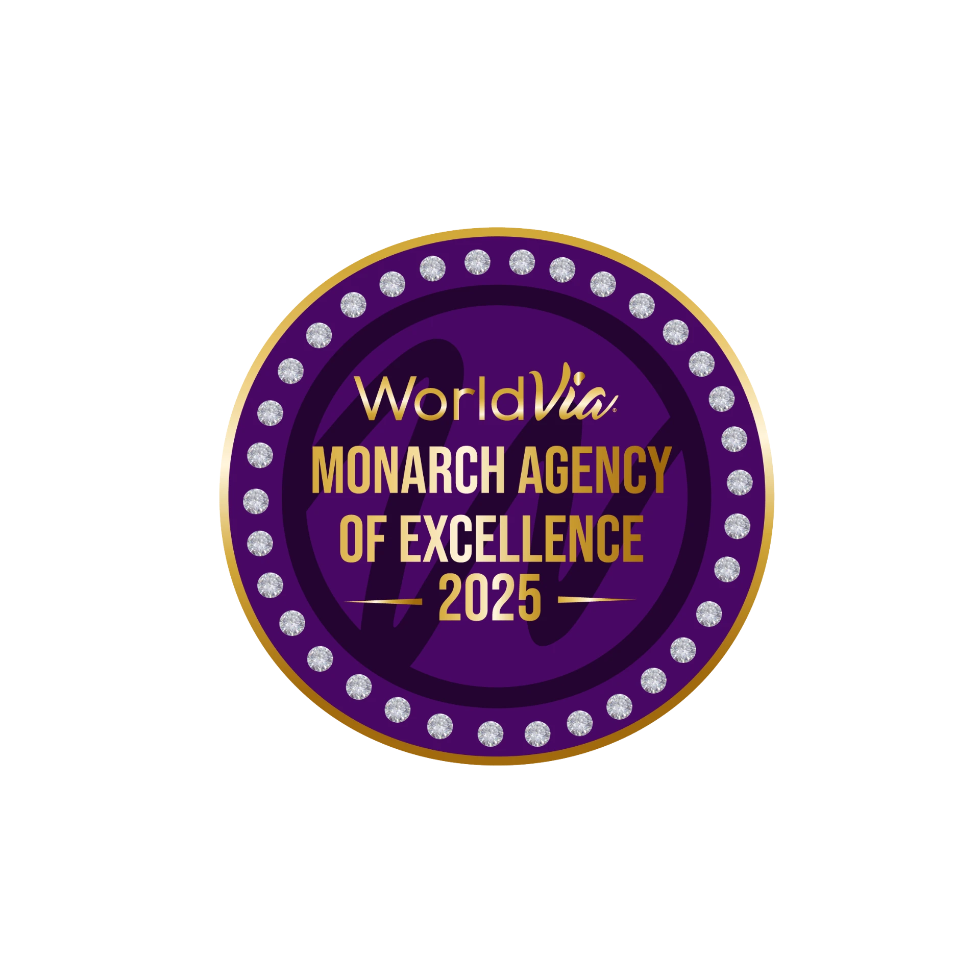 WorldVia Monarch Agency of Excellence 2025 badge