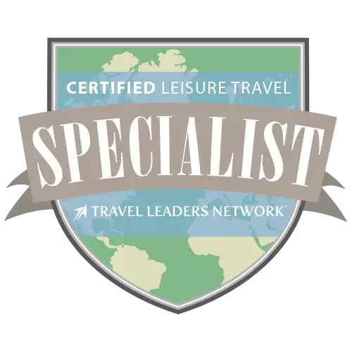 Travel Leaders Network Certified Leisure Travel Specialist badge
